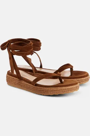 Gianvito Rossi Suede espadrille sandals