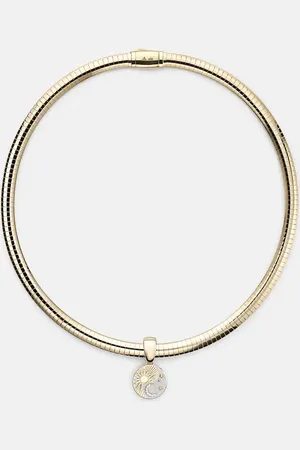 Foundrae Balance - Foundational Keys 18kt and white necklace with diamonds