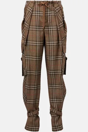 Burberry Check straight pants