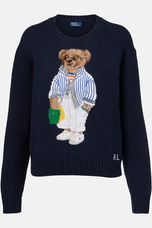 Ralph Lauren Polo Bear intarsia cotton sweater