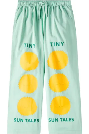 Tiny Cottons Sun Tales printed cotton straight pants