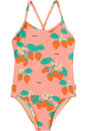 Tiny Cottons Strawberries printed swimsuit