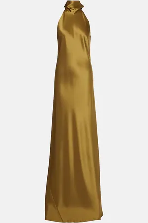 GALVAN Sienna satin gown