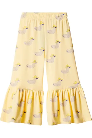 Tiny Cottons Ducks ruffled cotton pants