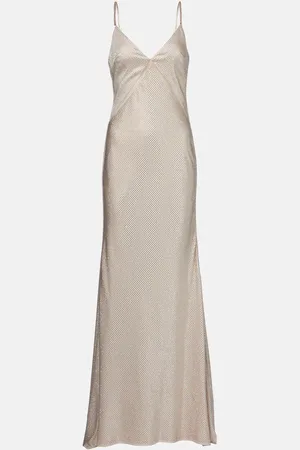 Roland Mouret Embellished satin gown