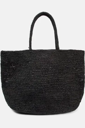 The Row Oregon raffia shopper