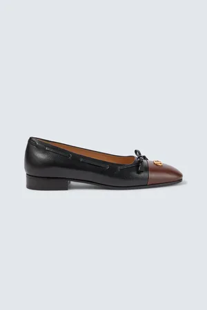 VALENTINO GARAVANI Valet Du Roi leather flats