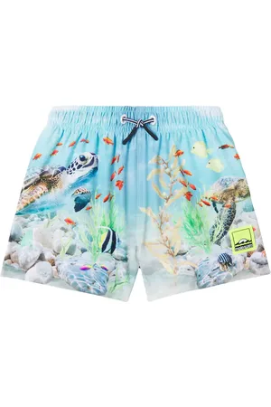Molo Niko printed swim trunks