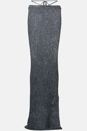 Bananhot Alma sequined maxi skirt