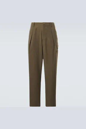 Giorgio Armani Linen-blend tapered pants