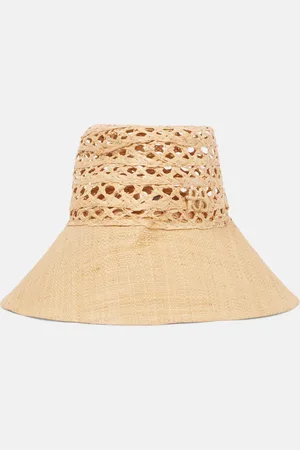 Ruslan Baginskiy Woven straw bucket hat