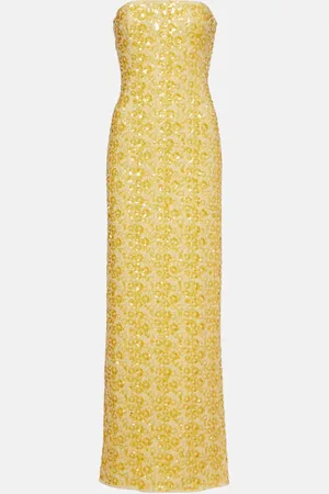 Simkhai Savia strapless embellished gown