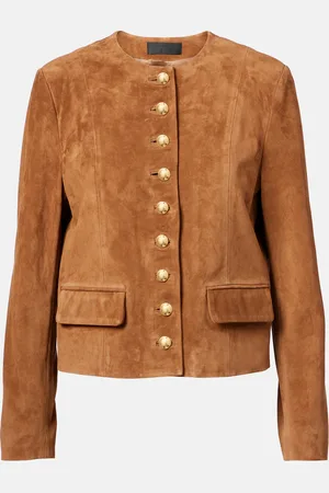 NILI LOTAN Nanon suede jacket
