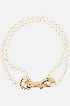 Gucci Faux pearl necklace