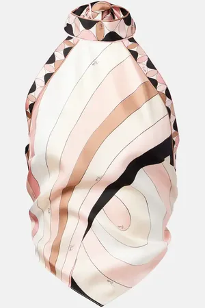 Puccini Iride silk twill top