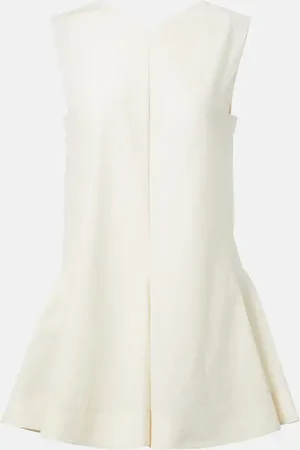 Khaite Mel silk and cotton minidress