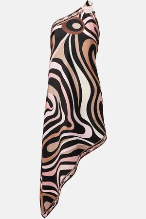 Puccini Marmo silk minidress