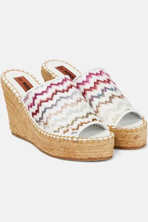 Missoni Zig-zag espadrille wedges