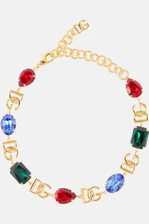 Dolce & Gabbana DG embellished choker