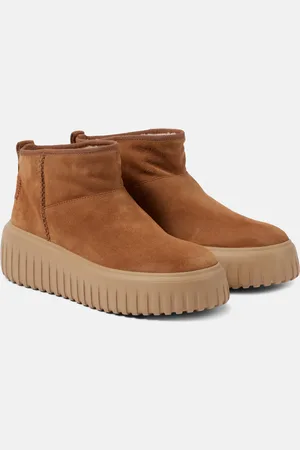 Hogan Balu suede platform ankle boots