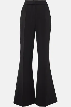 Elie saab Cady and satin flared pants