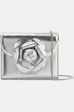 Oscar de la Renta Tro Mini leather crossbody bag