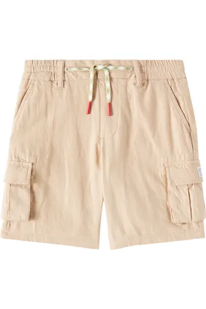 Scotch&Soda Cotton and linen cargo shorts