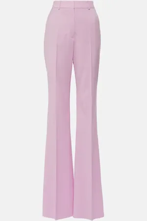 Sportmax Hangar high-rise virgin wool flared pants