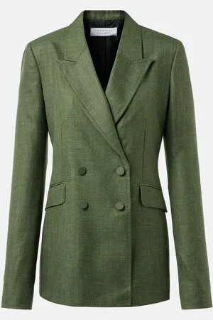 GABRIELA HEARST Angela wool, silk, and linen suit jacket