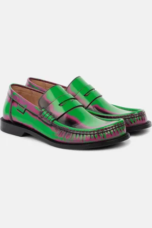 Loewe Campo leather loafers