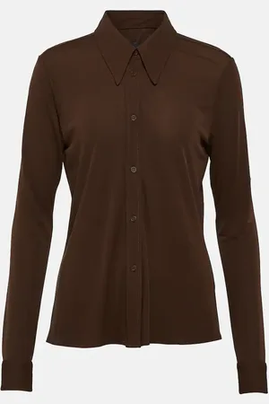 NILI LOTAN CrÃªpe shirt