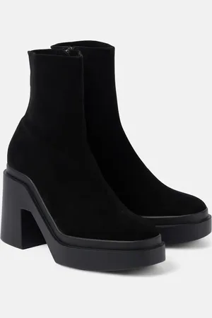 Robert Clergerie Nina suede platform ankle boots