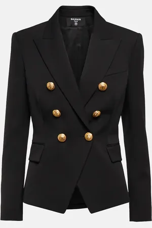 Balmain Double-breasted wool blazer