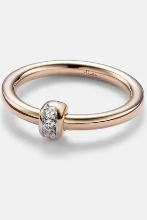 Pomellato Together 18kt rose ring with diamonds