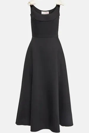 VALENTINO CrÃªpe Couture midi dress