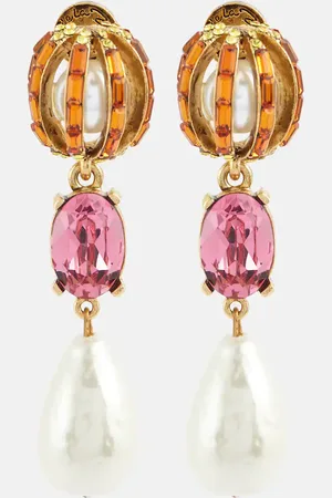Oscar de la Renta Embellished earrings
