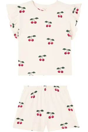 Konges Sløjd Konges SlÃ¸jd Lin ruffled cotton top and shorts set