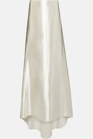 Salvatore Ferragamo Bridal satin maxi skirt