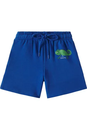 Mini Rodini Lizard printed cotton Bermuda shorts