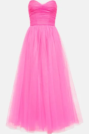 MONIQUE LHUILLIER Strapless tulle gown