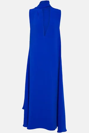 Salvatore Ferragamo V-neck midi dress