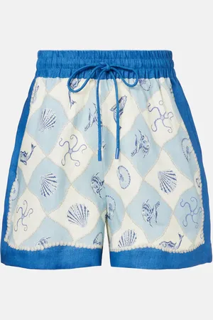 ALÉMAIS AlÃ©mais Pia printed high-rise shorts