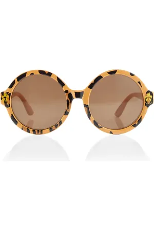 Mini Rodini Leopard-print round sunglasses