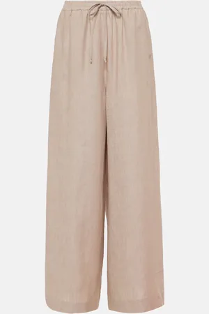 Loro Piana Graysen linen wide-leg pants