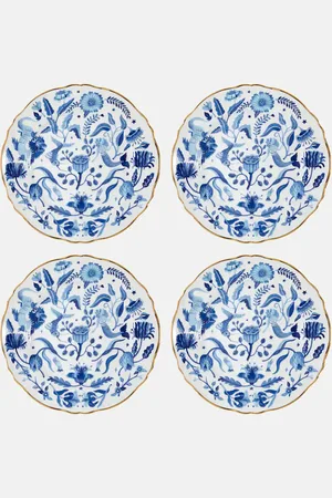 BITOSSI Marino set of 4 porcelain dinner plates