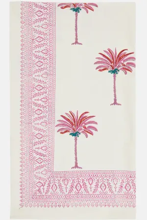 Les-Ottomans Printed cotton tablecloth
