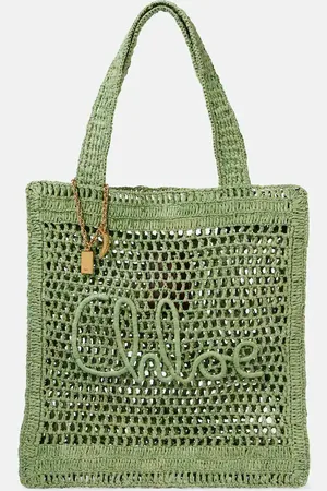 Chloé ChloÃ© Summer Banana braided tote bag
