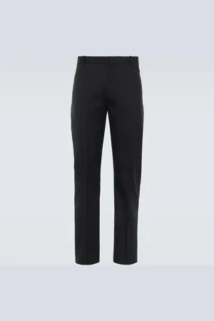 Alexander McQueen Mid-rise wool cigarette pants