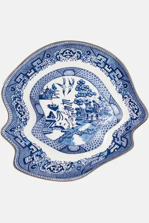 SELETTI X Diesel Living Classics on Acid Glitchy Willow dessert plate