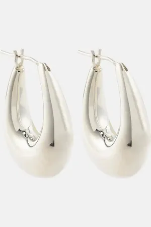 Sophie Buhai Etruscan Large sterling hoop earrings